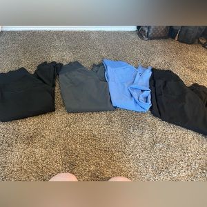 Maternity jogger scrubs combo